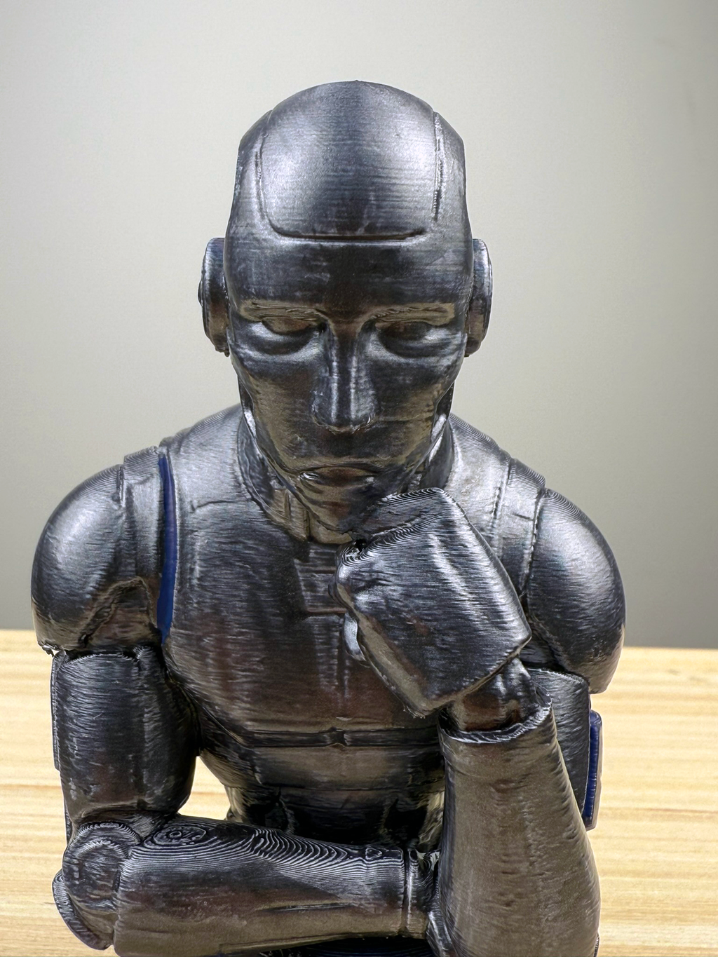 ThinkerBot – The Mechanical Muse | 3D Printed Display Bust