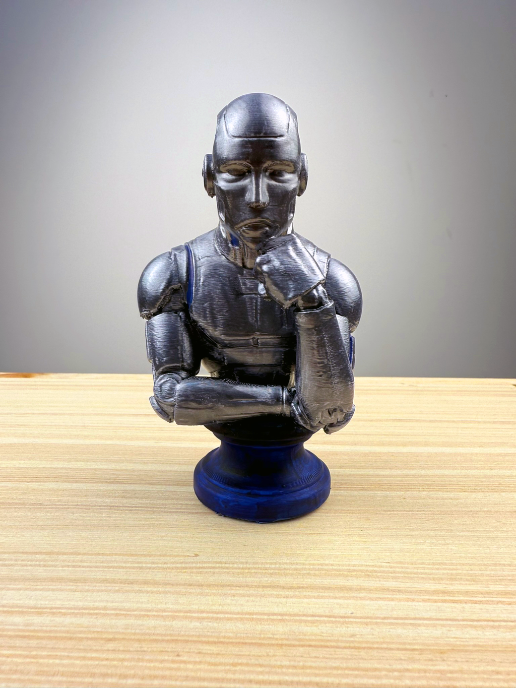 ThinkerBot – The Mechanical Muse | 3D Printed Display Bust