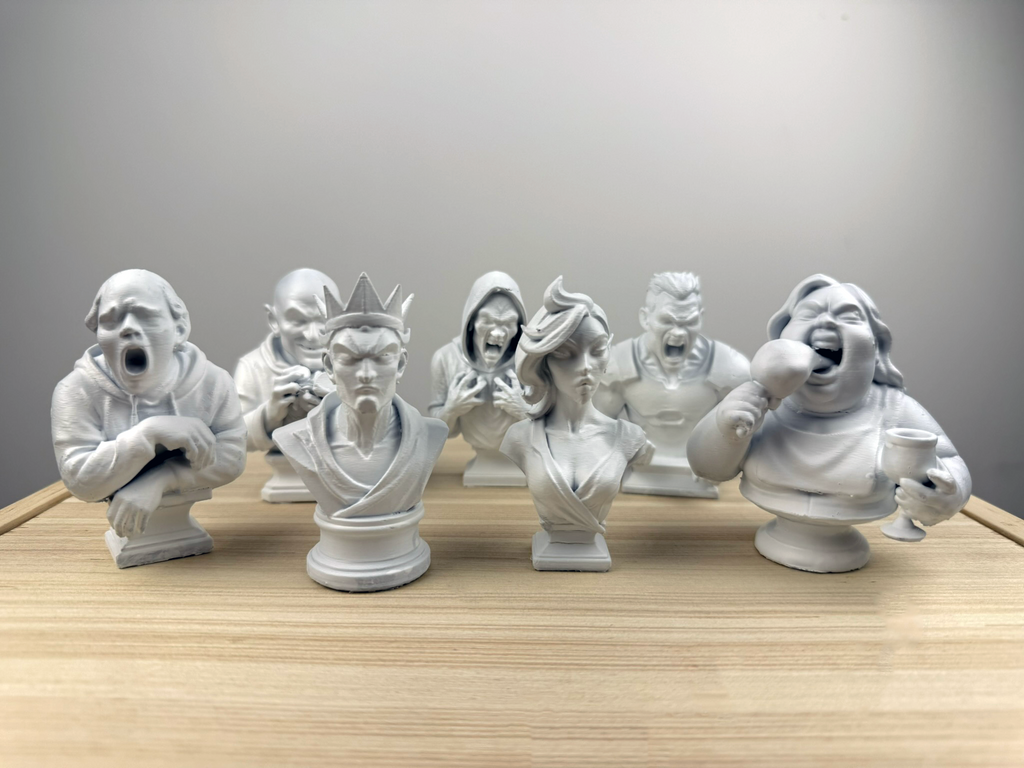 The Seven Deadly Sins Bust Set | Embrace the Darkness. One Sin at a Time