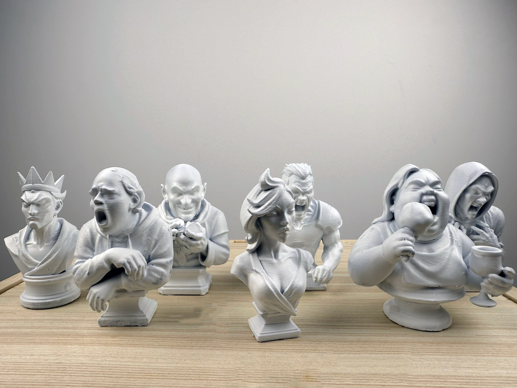 The Seven Deadly Sins Bust Set | Embrace the Darkness. One Sin at a Time